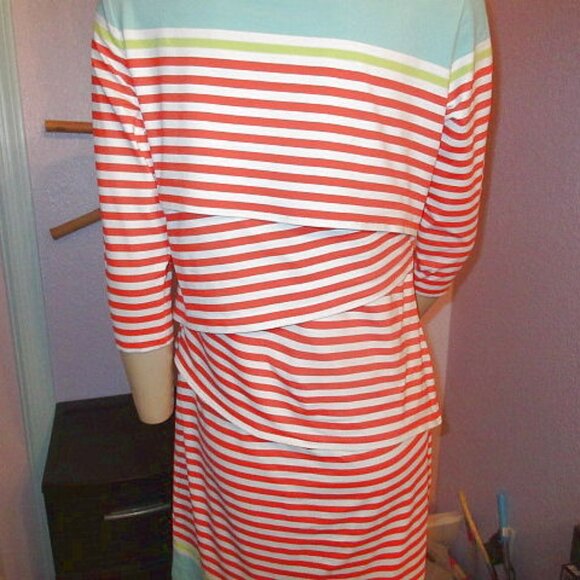 J. McLaughlin Nicola Catalina Cloth Dress Size M Sleeveless Stretch Jersey NEW - Picture 8 of 10